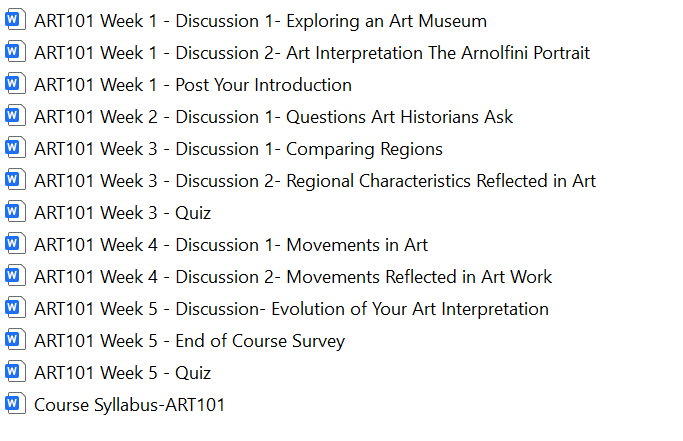 ART101:UAGC Full Course Bundle Download