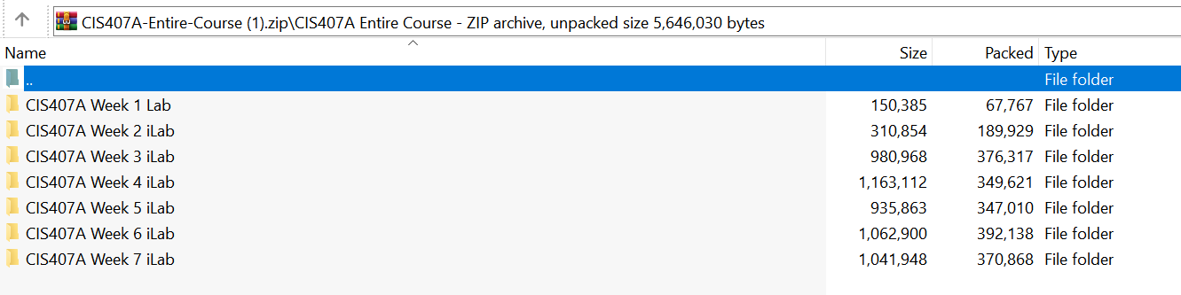 (New Full Course Guide) CIS407A Entire Course Study Guide Solution Downloads