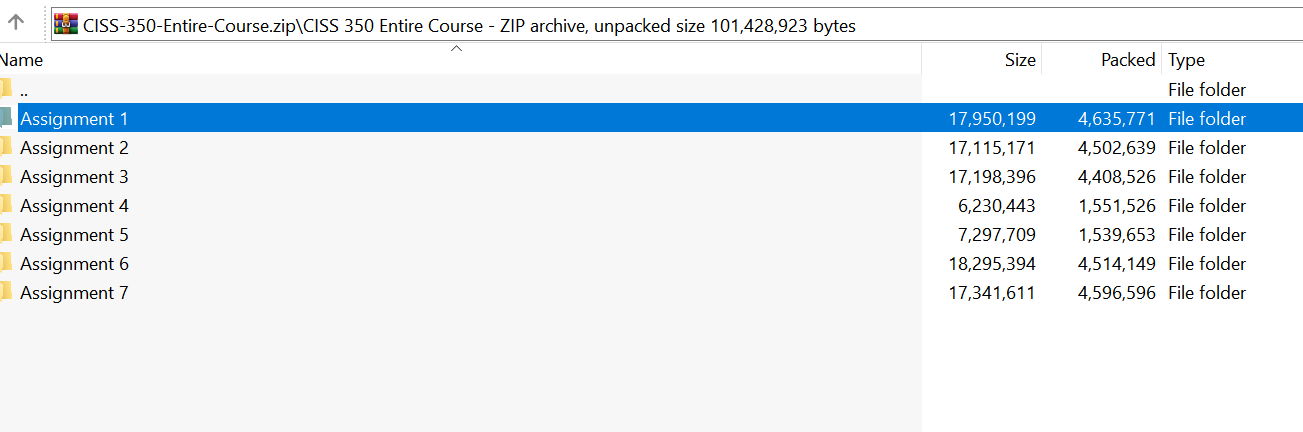 (New Full Course Guide) CISS 350 Entire Course Study Guide Solutions Download