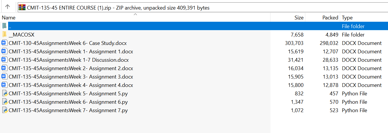 (New Full Course Guide) CMIT-135-45 Assignments Solution Download Champlain College