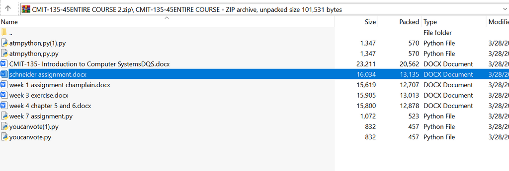 (New Full Course Guide) CMIT-135-45 Etire Course Champlain College