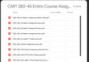 (New Full Course Guide) CMIT-280-45A: Cloud Computing Security Study Solutions Download Champlain College
