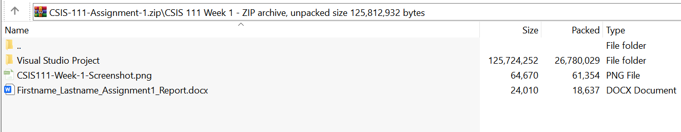 (New Full Course Guide) CSIS 111 Module Week 1-8 Study Solution Download