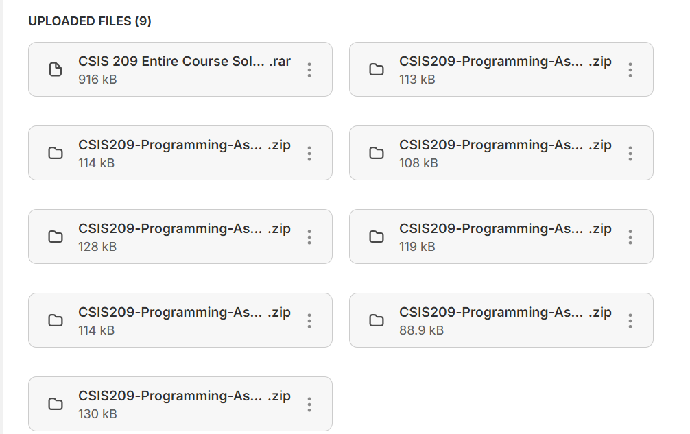 (New Full Course Guide) CSIS209-Programming-Liberty University