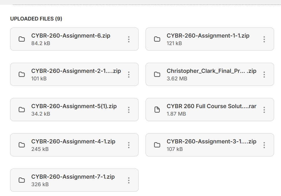 (New Full Course Guide) CYBR 260 Programming Security Scripting With Python