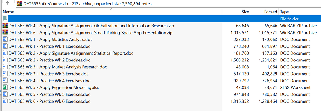 (New Full Course Guide) DAT 565: Data Analysis and Business Analytics University of Phoenix