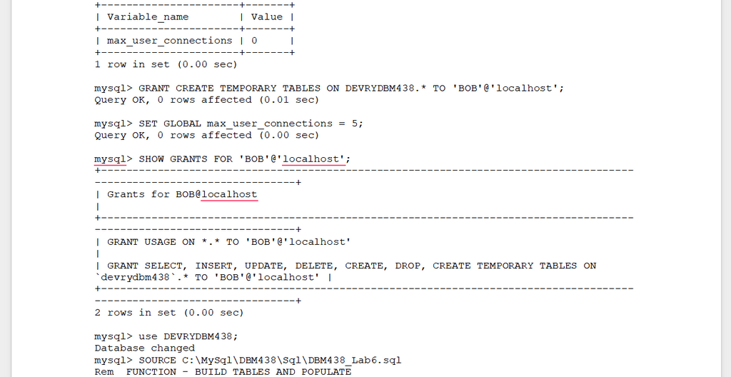 (New Full Course Guide) DBM438 Database Administration with Lab DeVry University