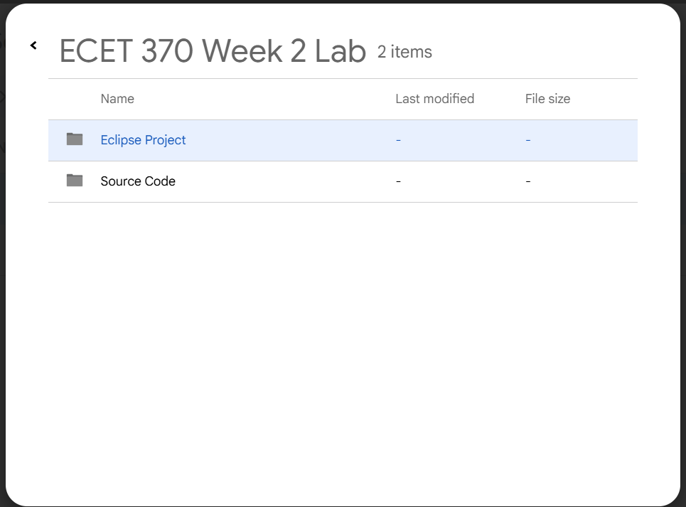 (New Full Course Guide) ECET-370-Week-2-Lab Devry University