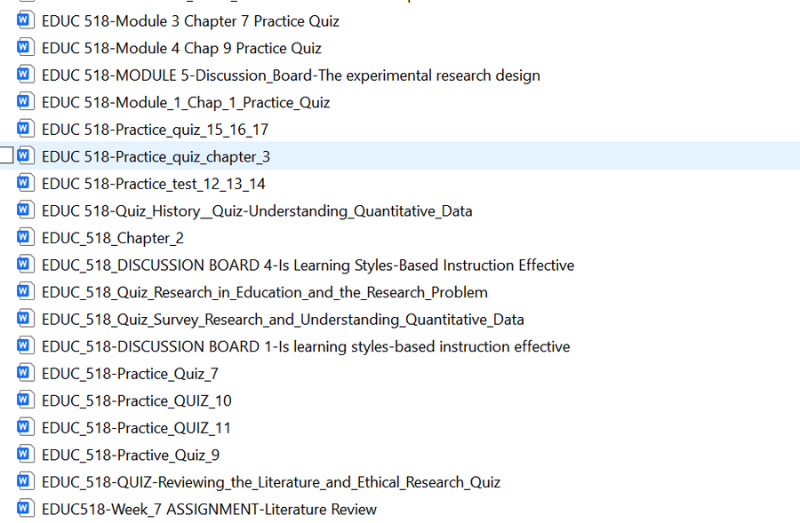 Download: EDU518 Liberty University .Zipped Full Course Files