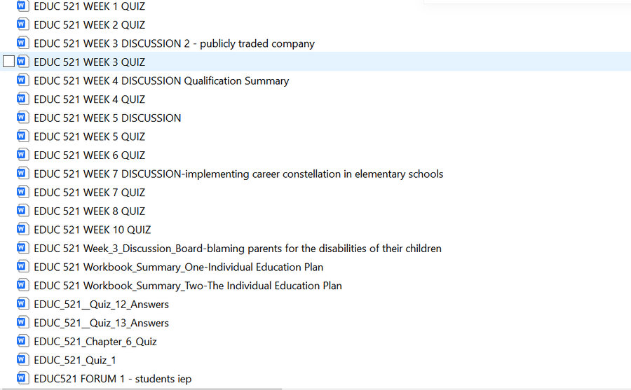 Download: EDUC 521 Liberty Uni Full course Zipped Assignments