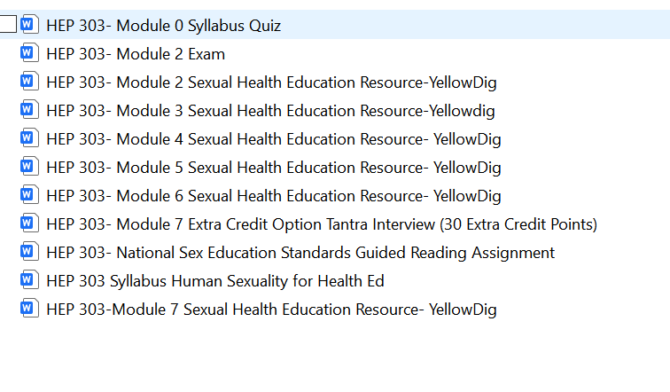 Download: HEP303 Human Sexuality for Health Ed Arizona StateUni Full Course