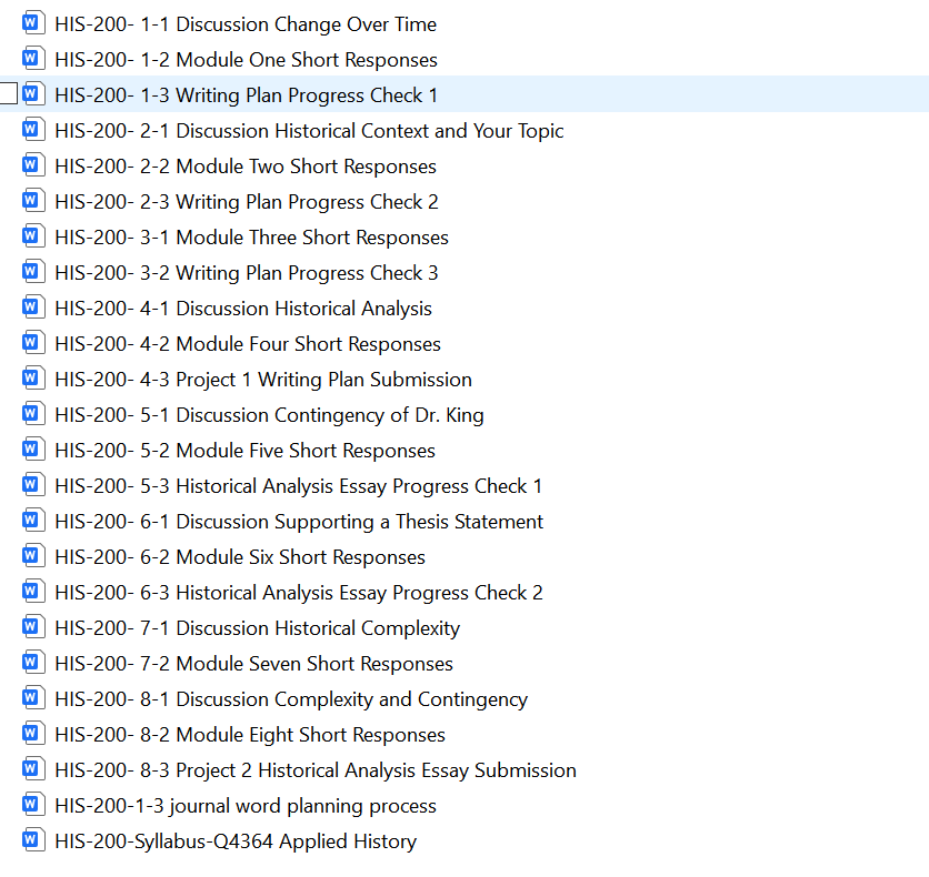 Download: HIS-200-Q4364 Applied History Snhu .zipped Full Course Files