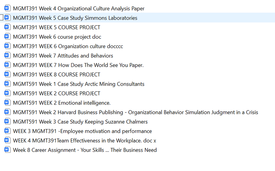 Download: MGMT 391 Full Course Devry Uni