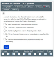 Pre-Operative-ATI NCLEX RN Mastery Guide 15 Questions