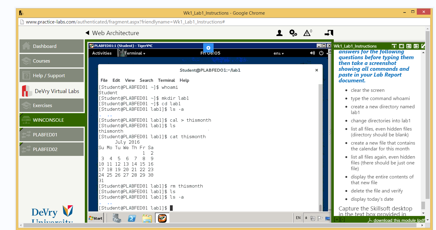 (New Full Course Guide) WEB375 Lab Web Architecture with Lab - 60439  Devry University
