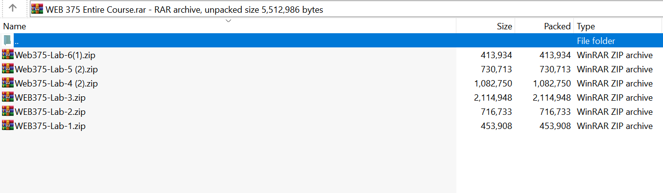 (New Full Course Guide) WEB375 Lab Web Architecture with Lab - 60439  Devry University