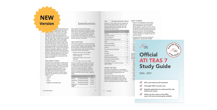 ATI TEAS Study Guide 2026-2027-Ebook Images 546pgs